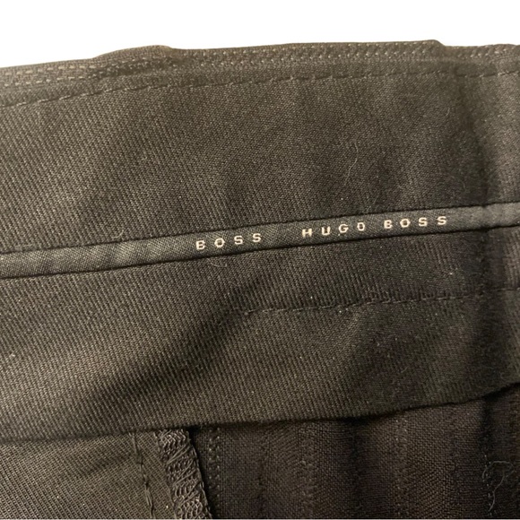 Hugo Boss Scorsese Mens Striped Trousers Movie - Picture 4 of 5